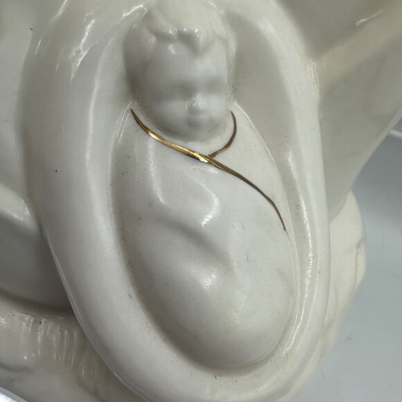 Holy Family Ceramic Nativity Scene Figurine One Piece Religious Jesus 10 inches - Picture 12 of 15